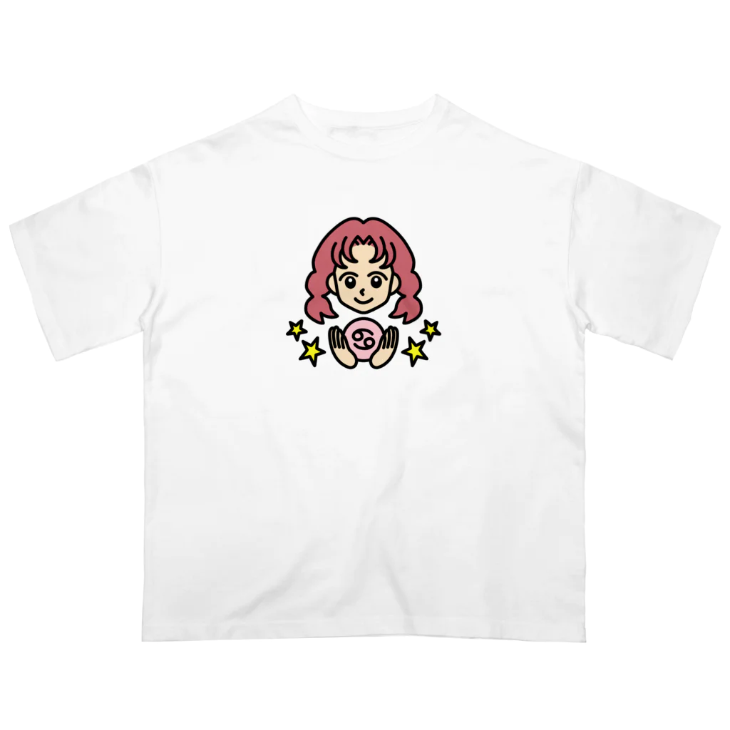 Yukarinaの星座ショップのかに座♋ オーバーサイズTシャツ