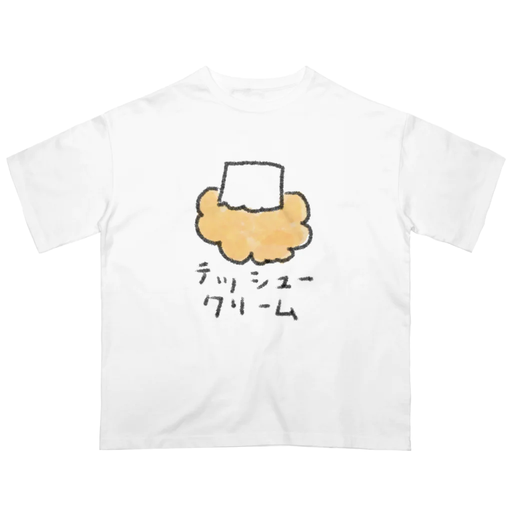 grandeviolaDESIGNのテッシュクリーム オーバーサイズTシャツ