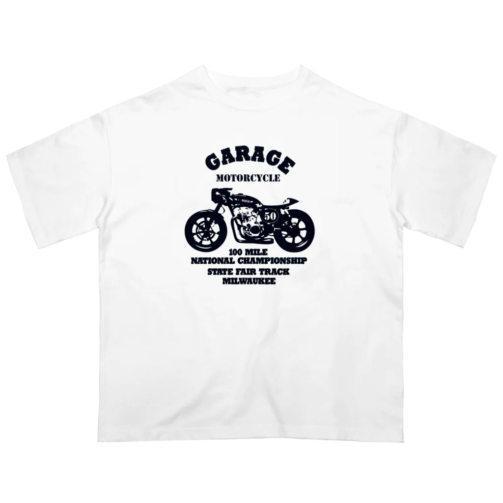 キッズモード某の武骨なバイクデザイン Oversized T-Shirt