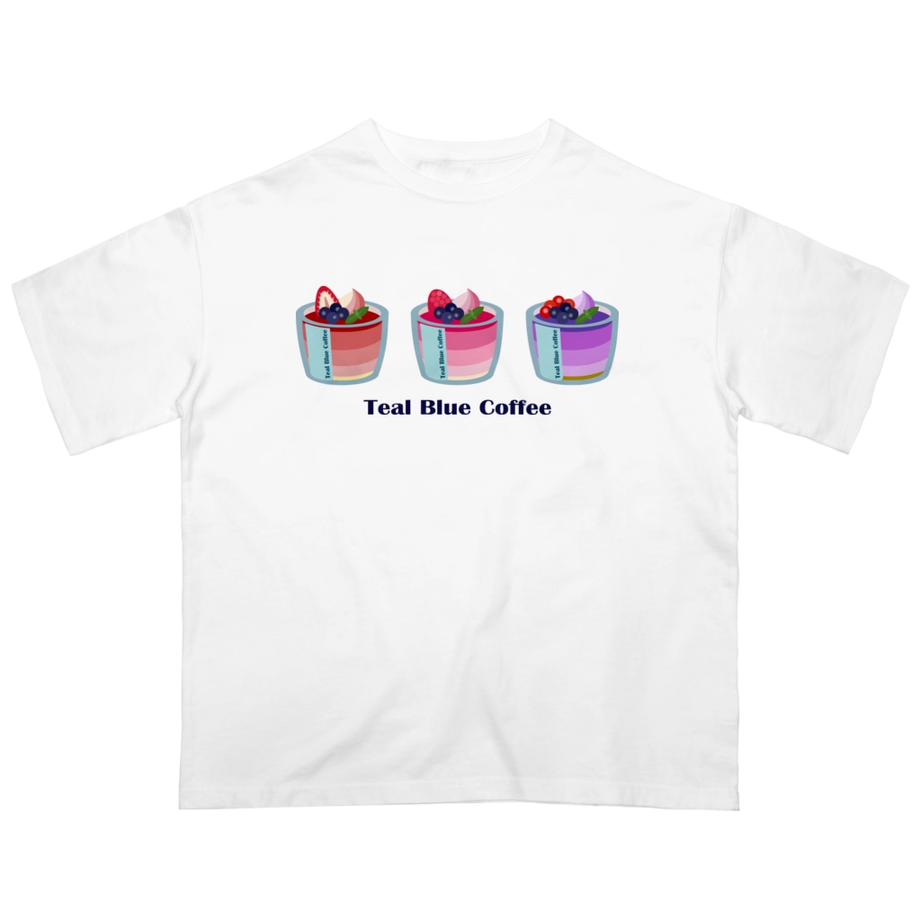 Teal Blue CoffeeのSpecial strawberry Oversized T-Shirt