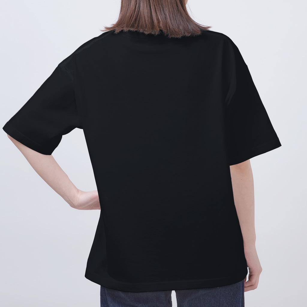 『NG （Niche・Gate）』ニッチゲート-- IN SUZURIの動物家紋。丸に一つ松スイギュウh.t.白 Oversized T-Shirt