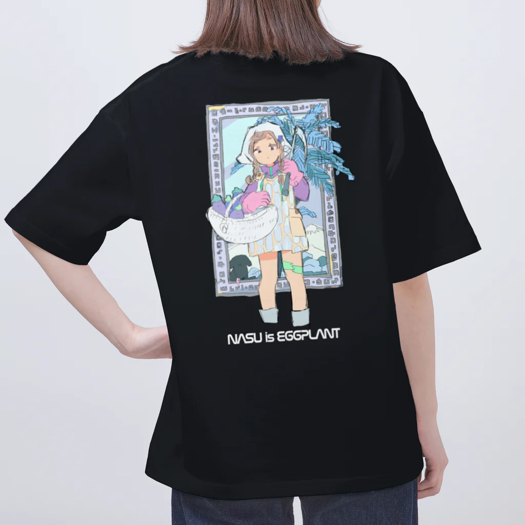 PARK_HARAJUKUのNASU is Eggplant（Tシャツ・ロンT） Oversized T-Shirt