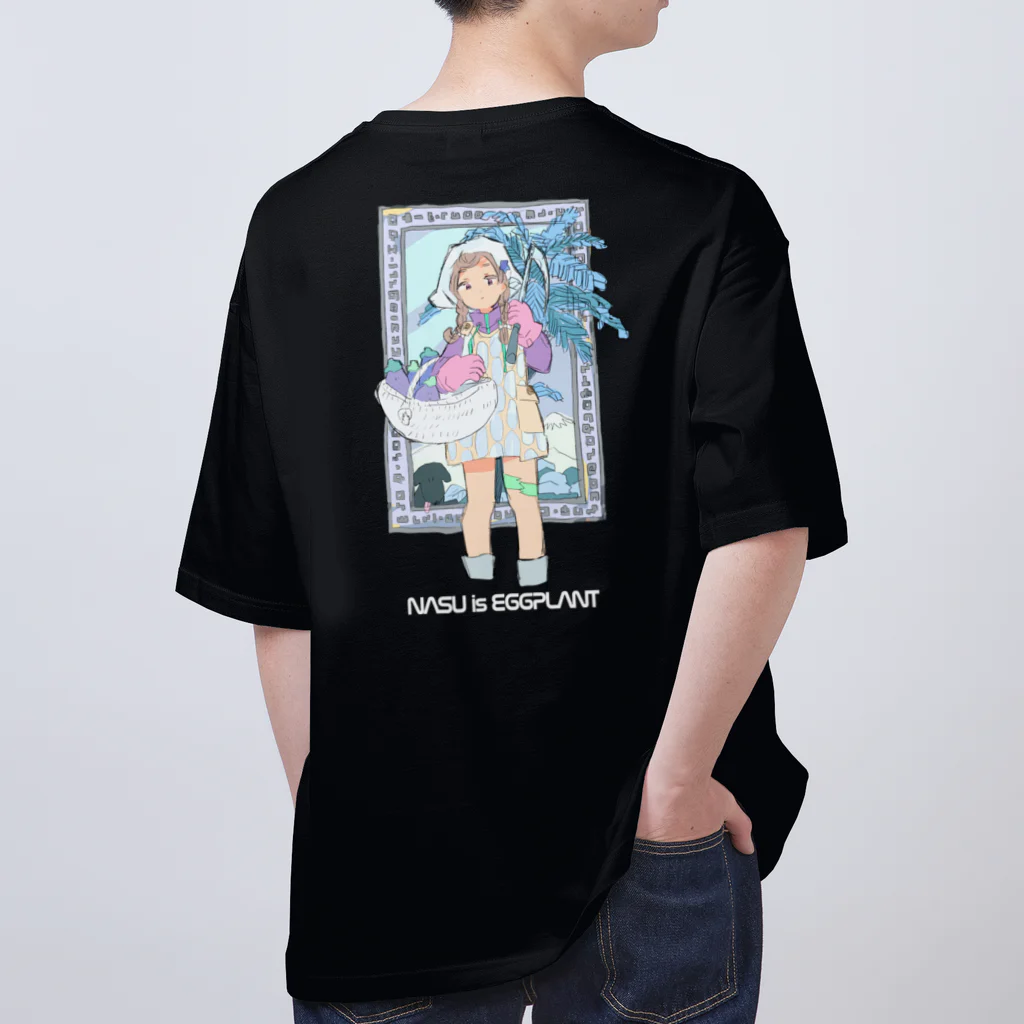 PARK_HARAJUKUのNASU is Eggplant（Tシャツ・ロンT） Oversized T-Shirt