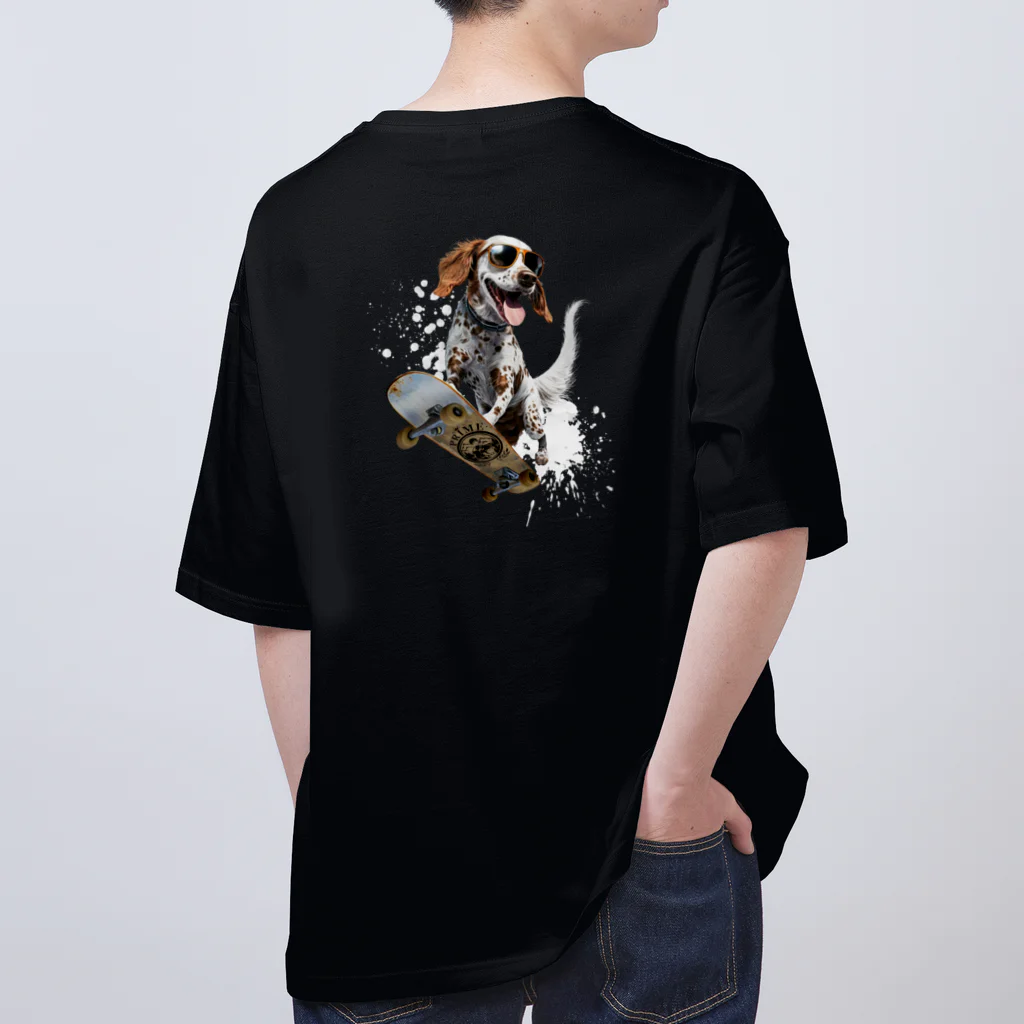 -BRIGHTS-のスケボー犬のおでかけ！skateboarding dog Oversized T-Shirt