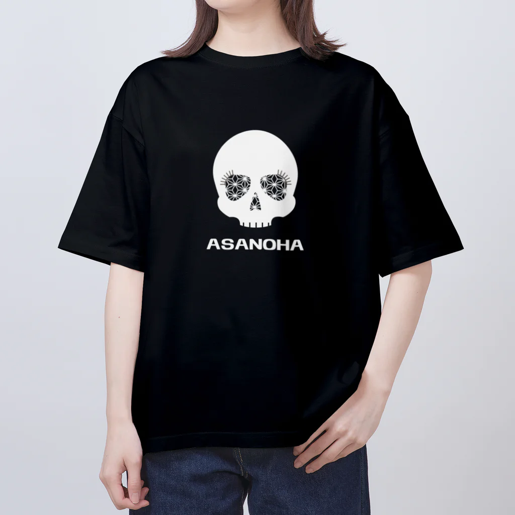 yuki-tsubakiのBetty skull 麻の葉 Oversized T-Shirt