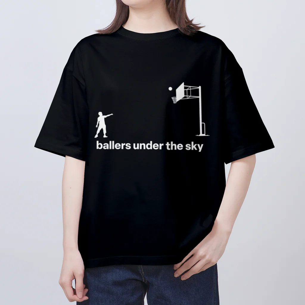 空の下のボーラーのshooting オーバーサイズTシャツ