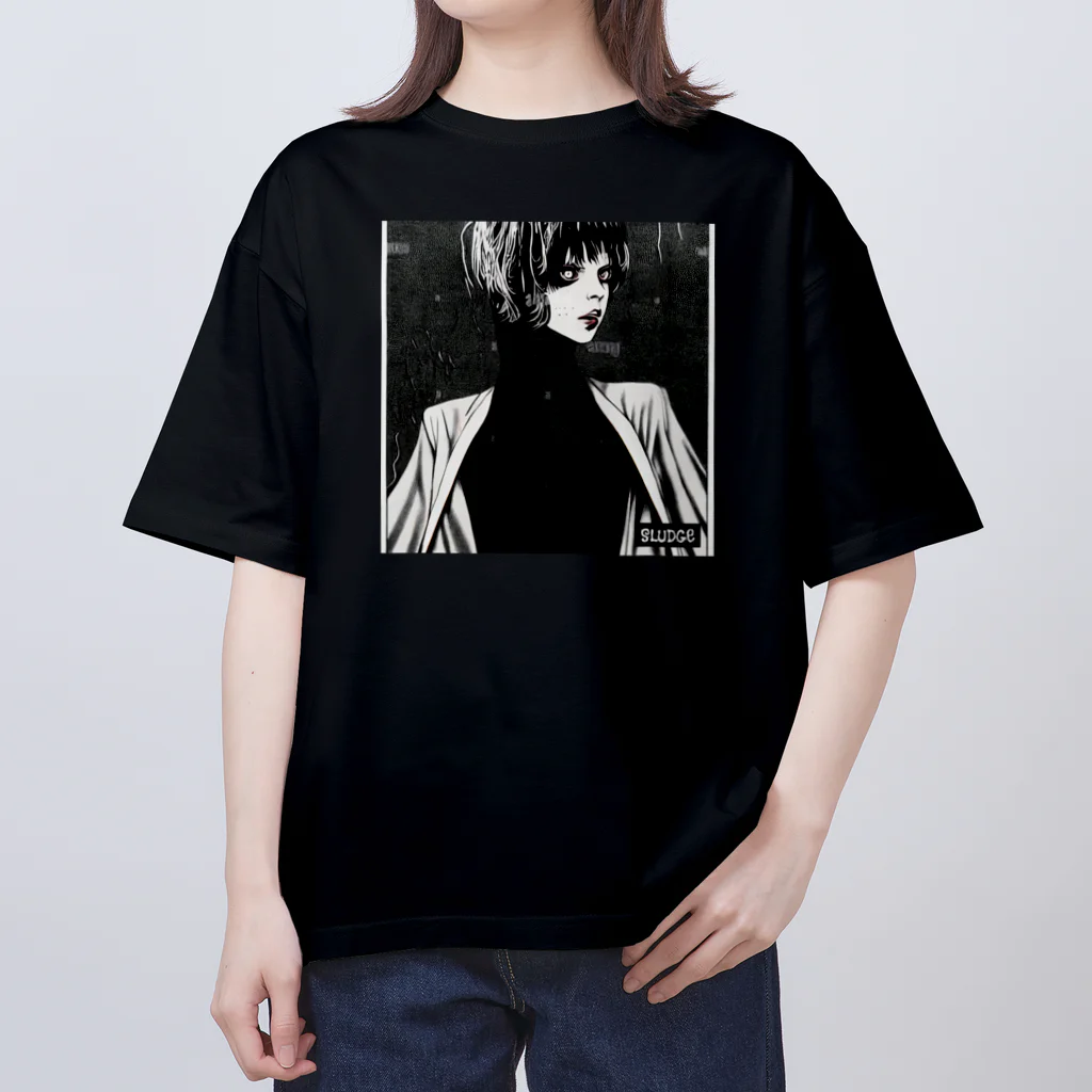 SLUDGEの常時偽物（Always a fake） Oversized T-Shirt