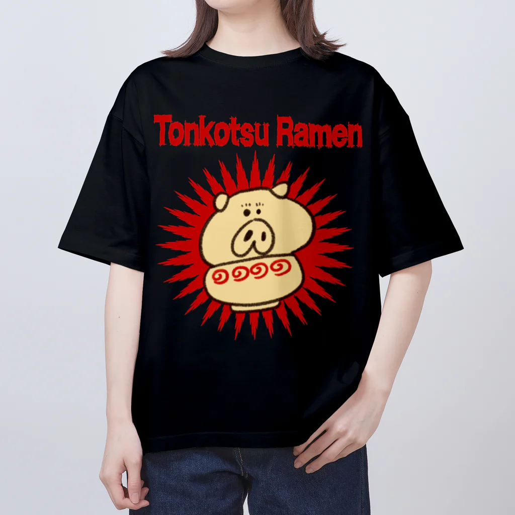 三井倉みのるのとんこつラーメンくん オーバーサイズTシャツ