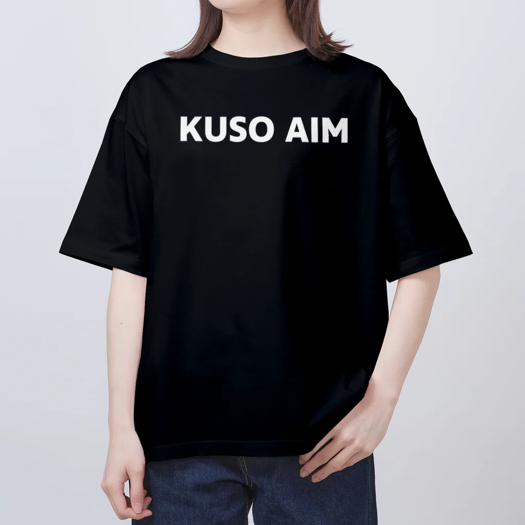 fullbaccaのKUSO AIM WHITE オーバーサイズTシャツ