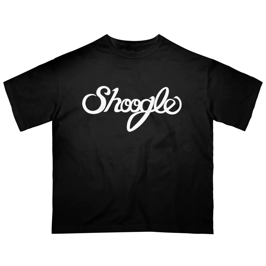 週刊少年ライジングサンズのShoogle(シューグル)ロゴ 白字 オーバーサイズTシャツ