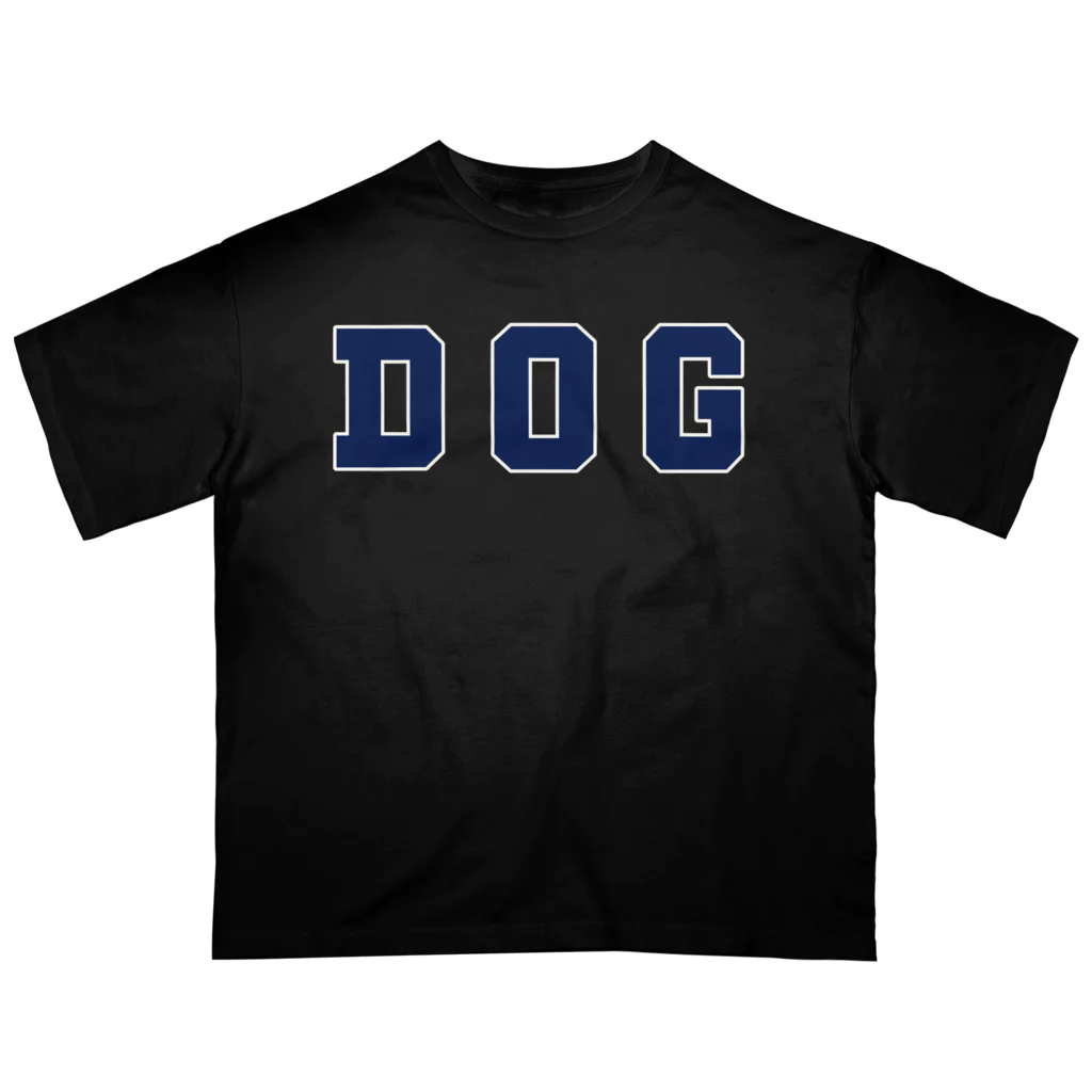 自分がほしいからの犬派　カレッジロゴ Oversized T-Shirt