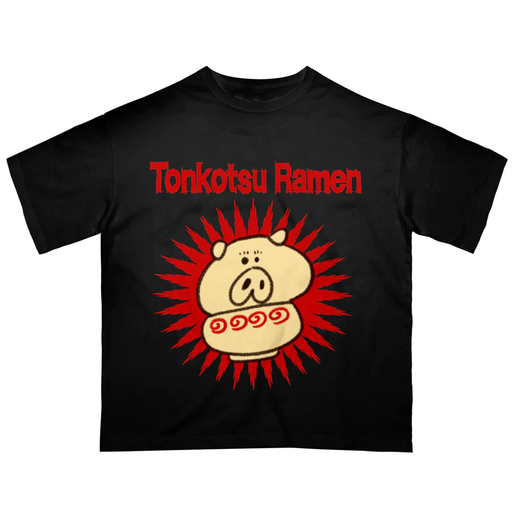 三井倉みのるのとんこつラーメンくん オーバーサイズTシャツ