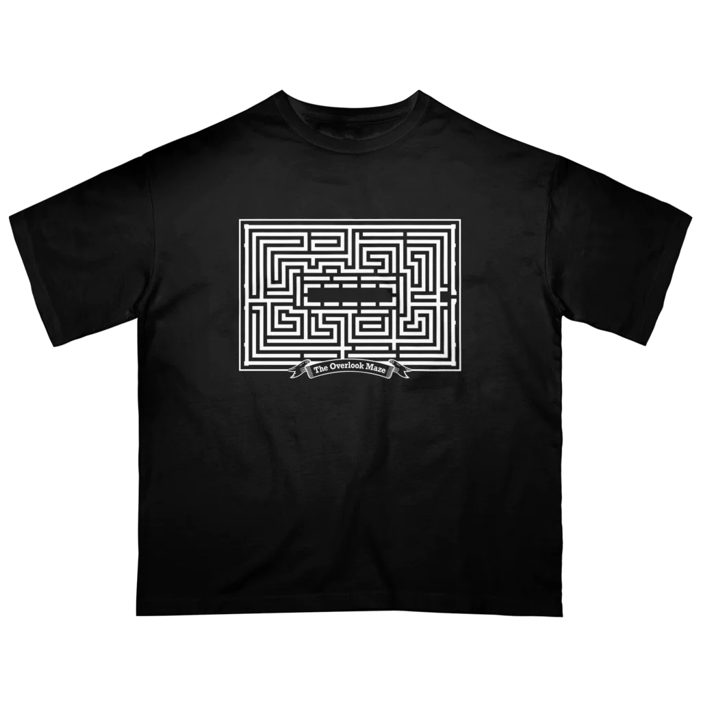 stereovisionのHotel Maze Map  Oversized T-Shirt