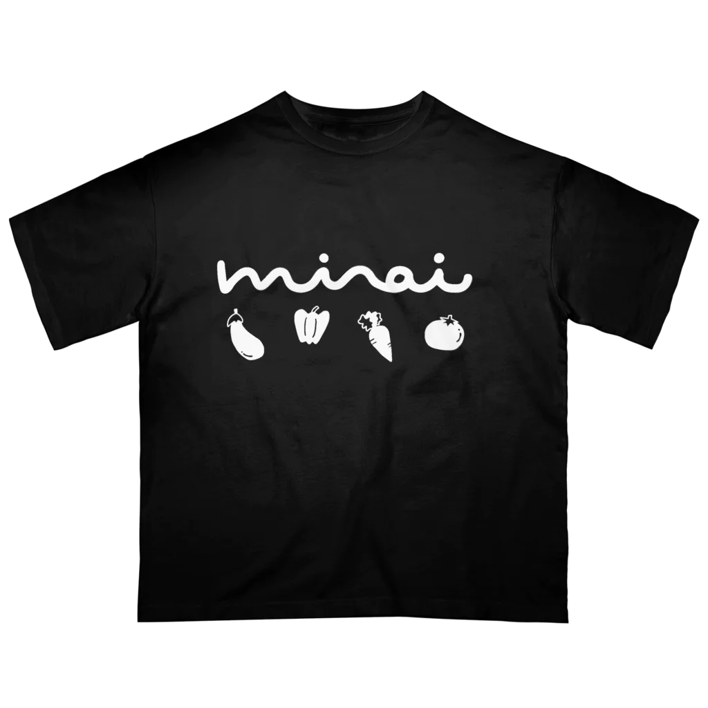 ミライ畑のmirai_white オーバーサイズTシャツ