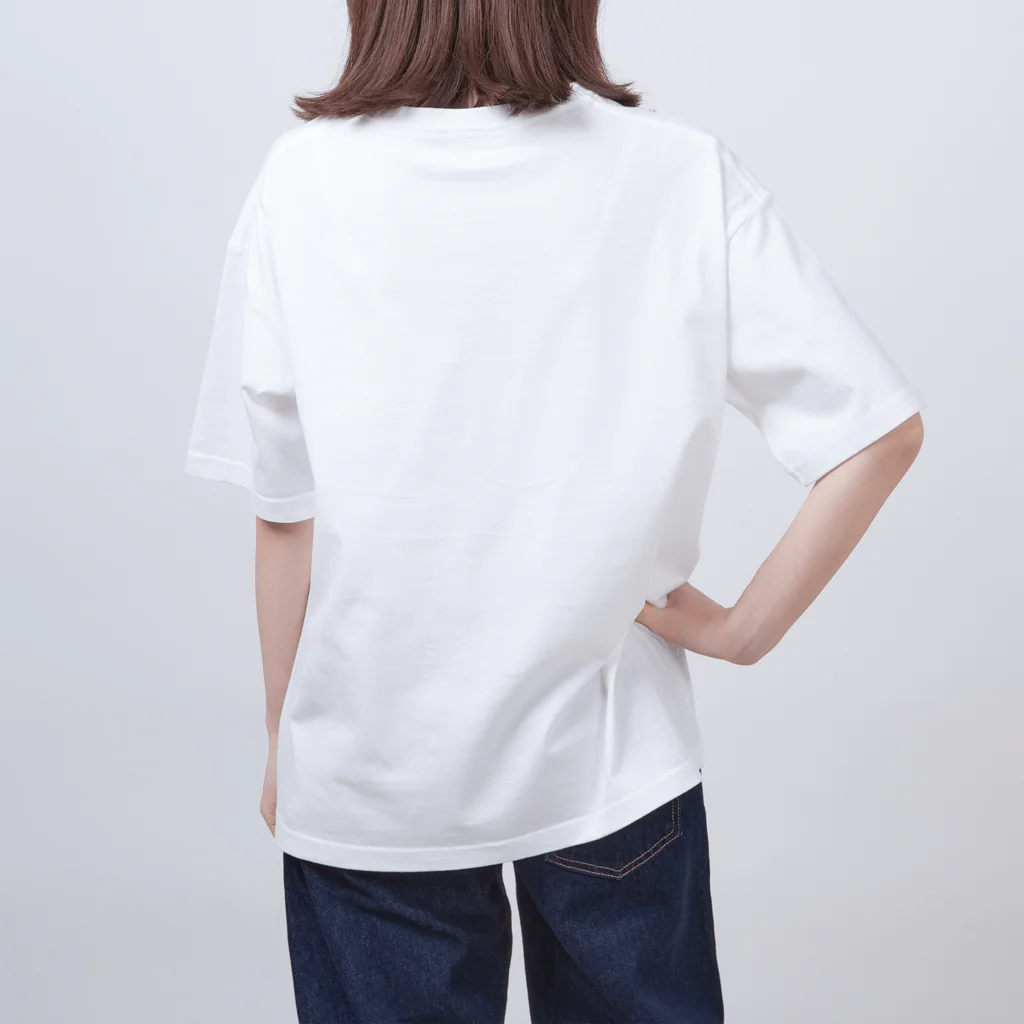 cocoartの雑貨屋さんの【Hug me】（赤くま） WHITE Oversized T-Shirt