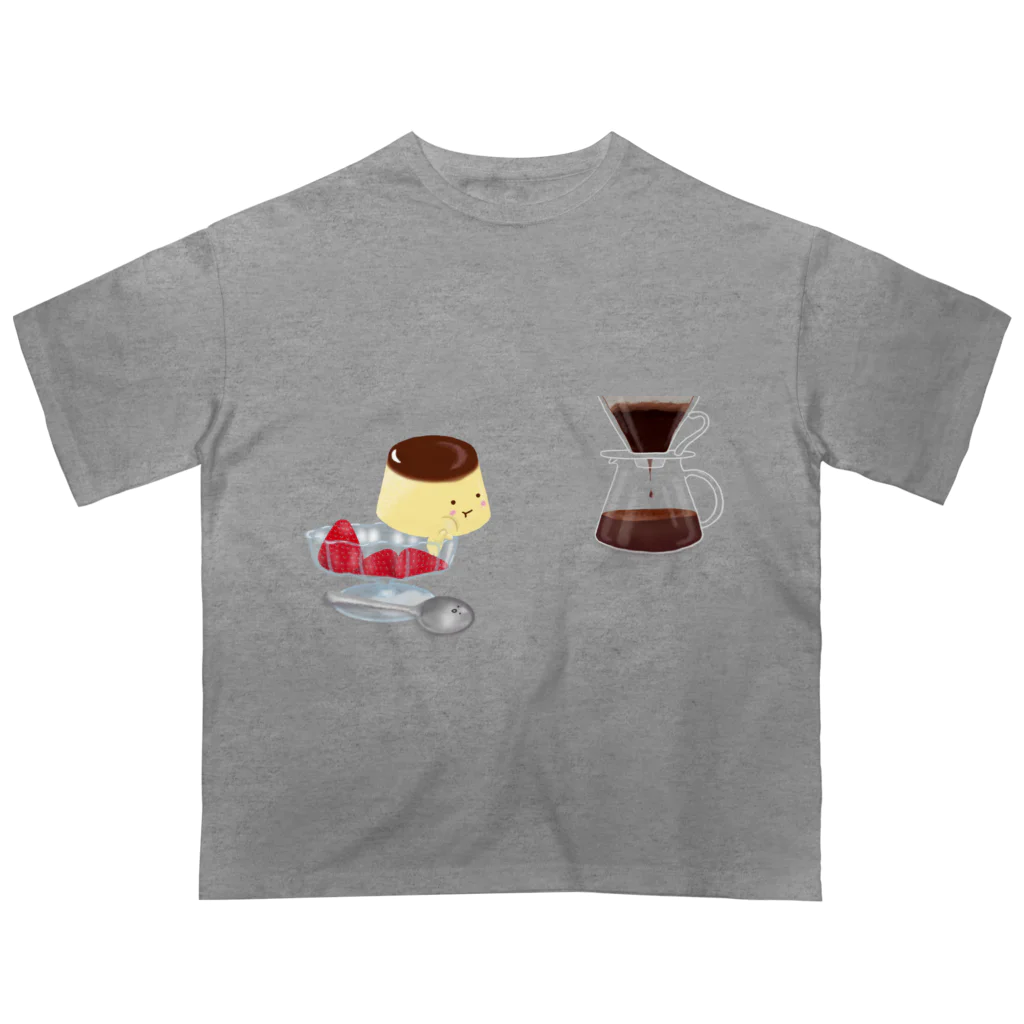 mifの物想いプリンネ🍮☕️ Oversized T-Shirt