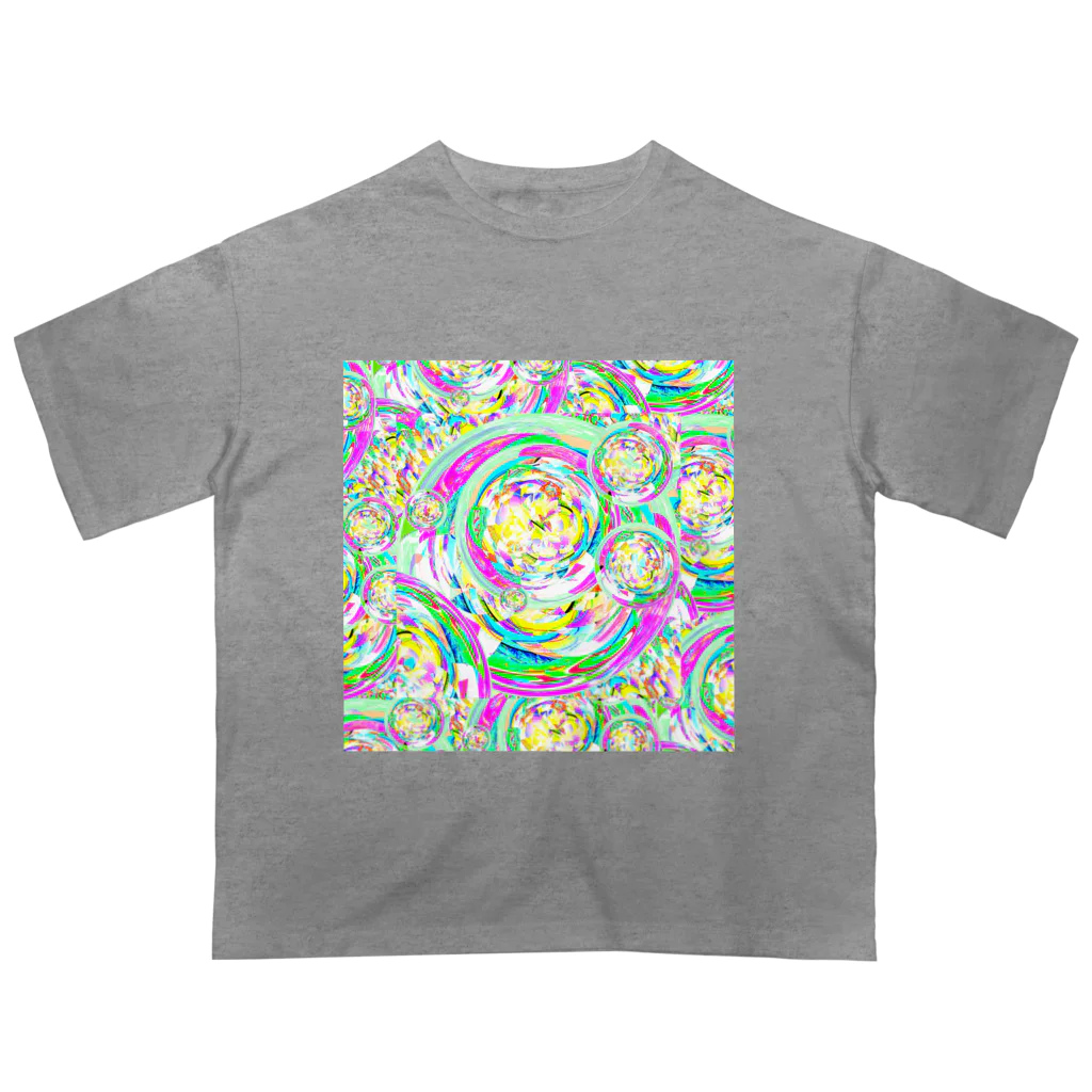 ✨🌈✨ユラクラカン🇯🇵 ✨🌈✨の🌈✨シャボンシャワー✨🌈 オーバーサイズTシャツ