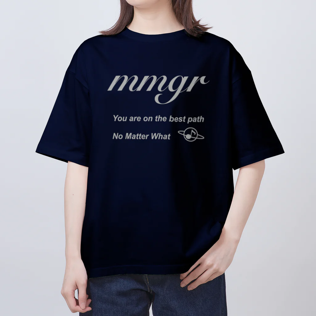 mmgrのThe best path -gray- オーバーサイズTシャツ