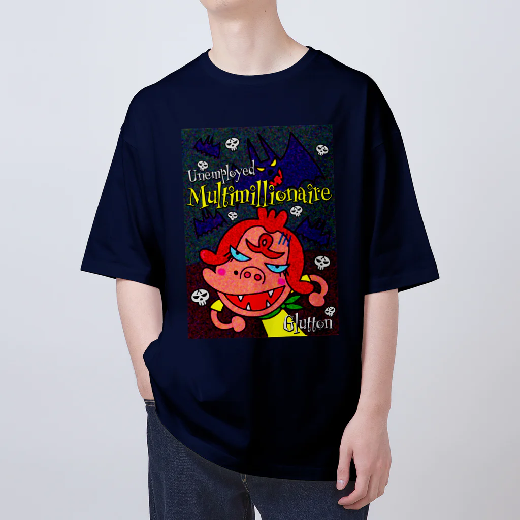 ドレメヒロコのチェリーナイト Oversized T-Shirt