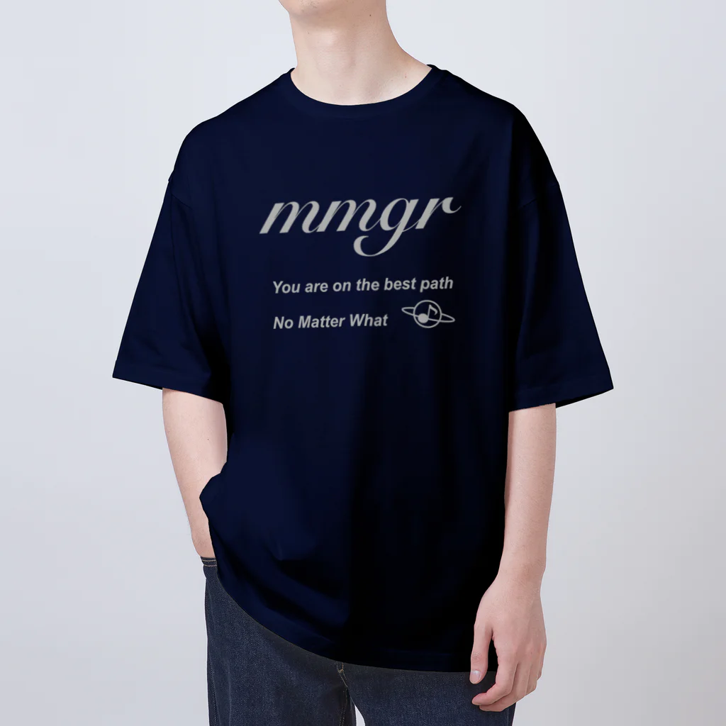 mmgrのThe best path -gray- オーバーサイズTシャツ