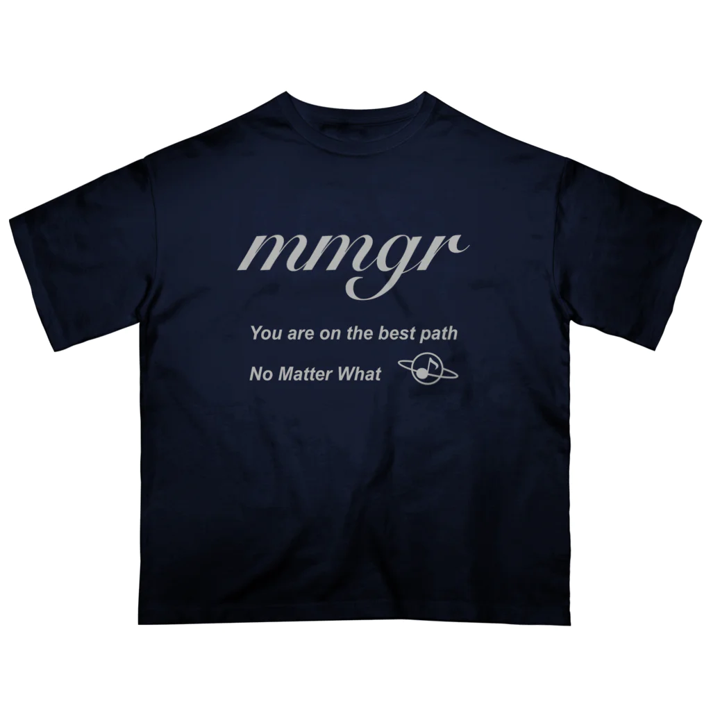 mmgrのThe best path -gray- オーバーサイズTシャツ