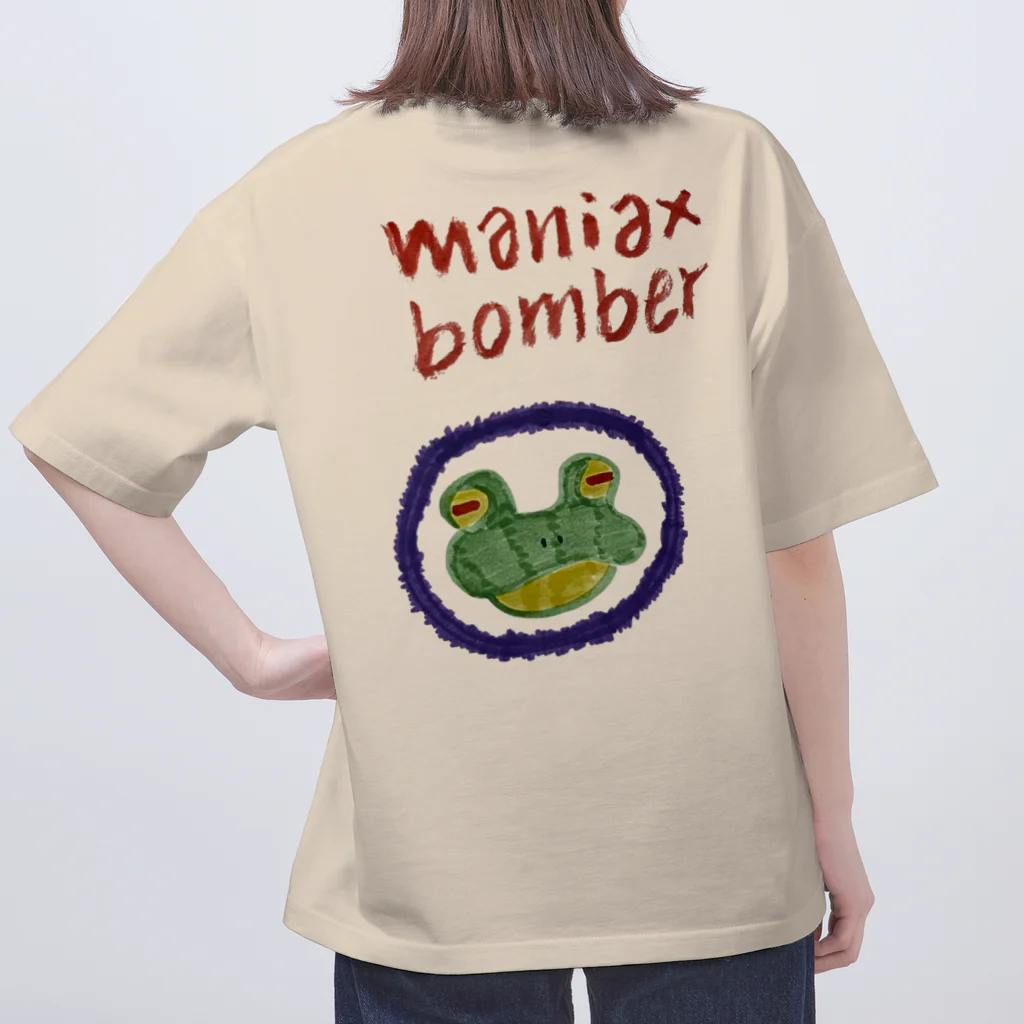 maniaxbomberのmaniaxbomber カエル3代目 オーバーサイズTシャツ