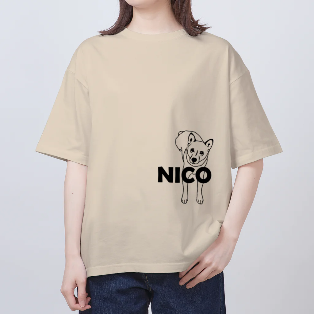 グッディストアのニコちゃん Oversized T-Shirt