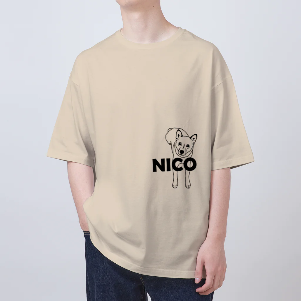 グッディストアのニコちゃん Oversized T-Shirt