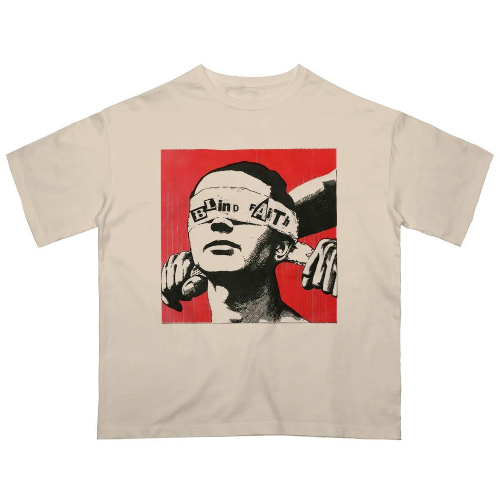 PES me ROUCHAの[妄信] Oversized T-Shirt