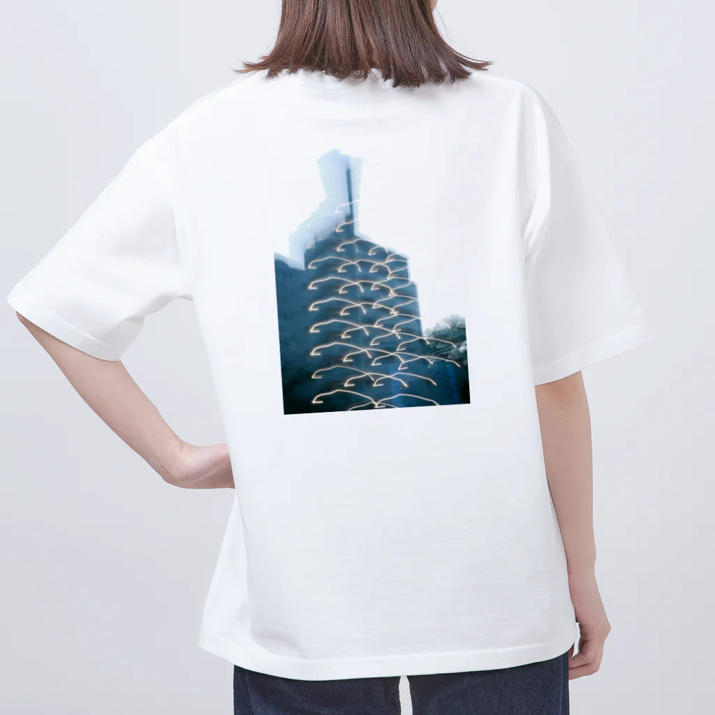 ゾーン30の都市光-3 オーバーサイズTシャツ