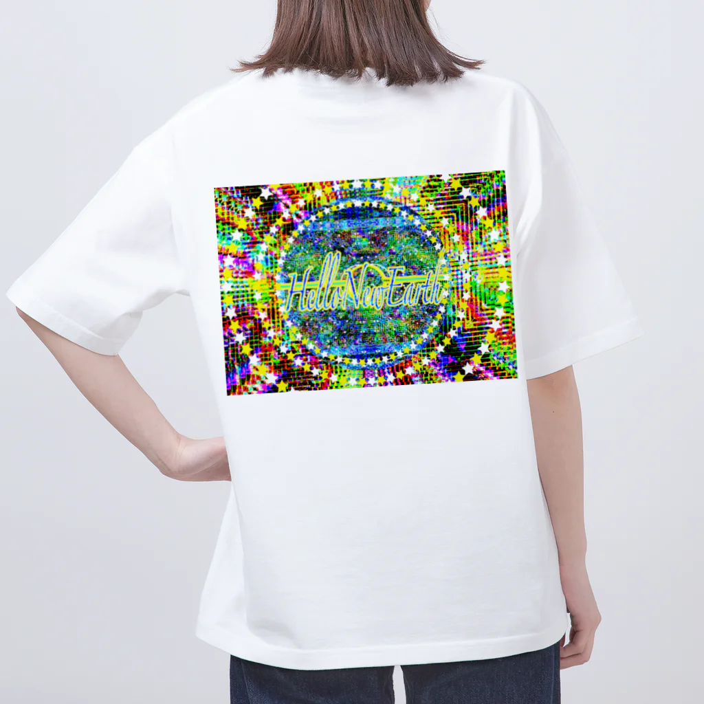 ✨🌈✨ユラクラカン🇯🇵 ✨🌈✨の🥂ハローニューアース🌎 Oversized T-Shirt