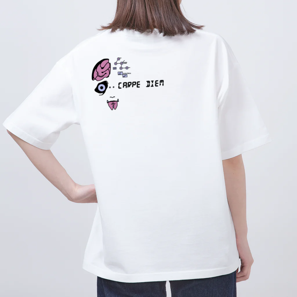 CARPE DIEMのスプリットタン オーバーサイズTシャツ