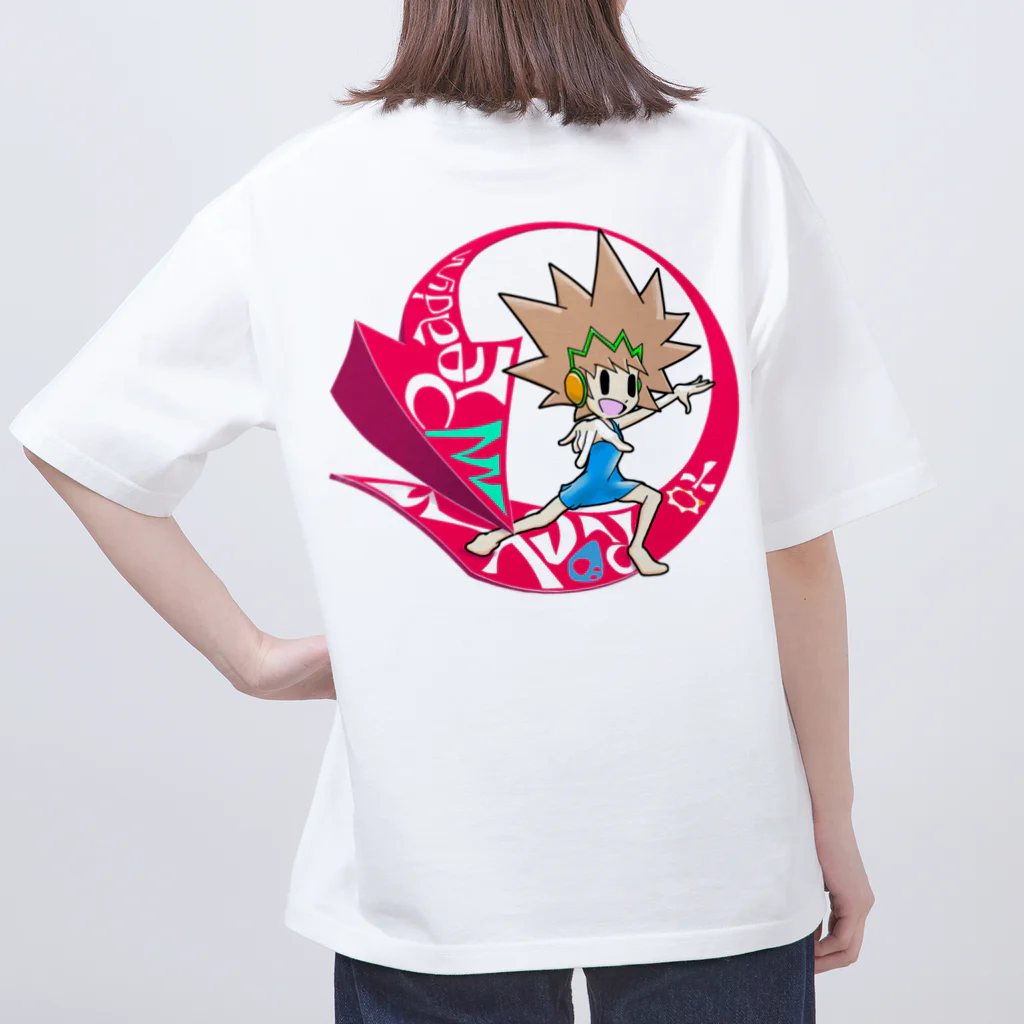 空想世界　HowlingAL のせなかのとげ子 Oversized T-Shirt