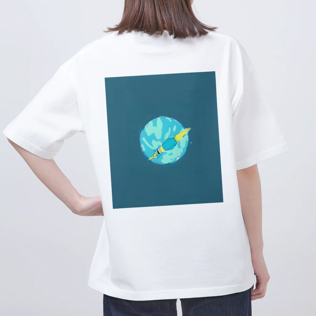 REIWAの宇宙(裏面デザインあり) オーバーサイズTシャツ