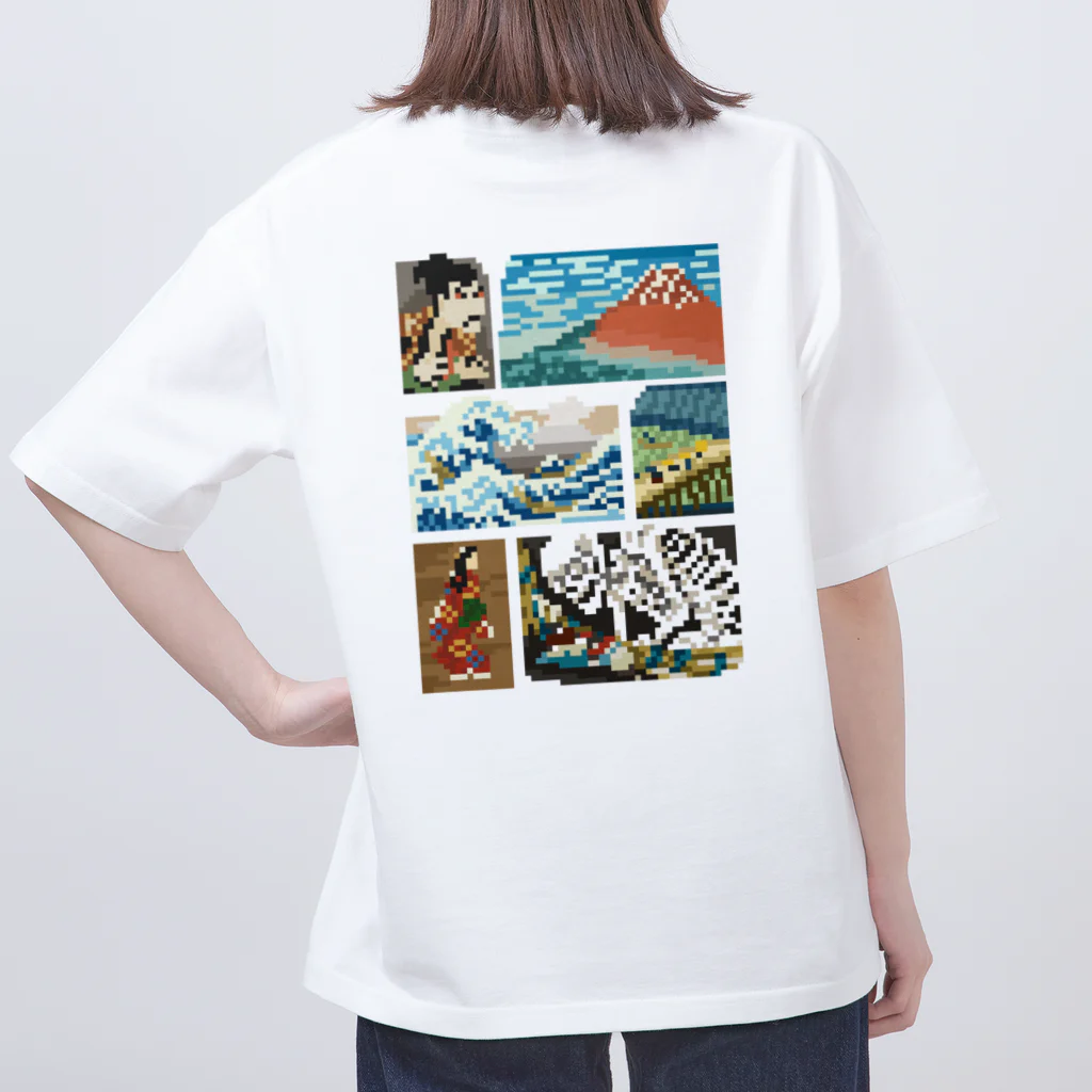 すとろべりーガムFactoryの【バックプリント】 ドット浮世絵 Oversized T-Shirt