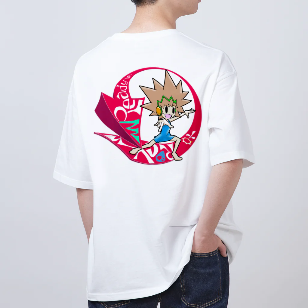 空想世界　HowlingAL のせなかのとげ子 Oversized T-Shirt