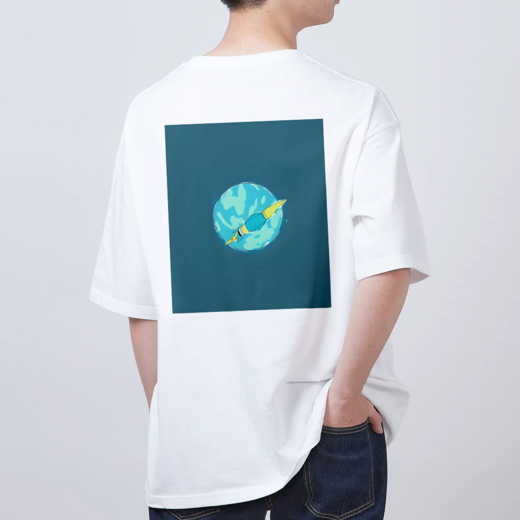 REIWAの宇宙(裏面デザインあり) オーバーサイズTシャツ