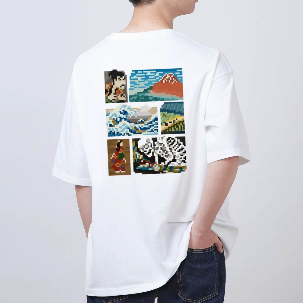 すとろべりーガムFactoryの【バックプリント】 ドット浮世絵 オーバーサイズTシャツ