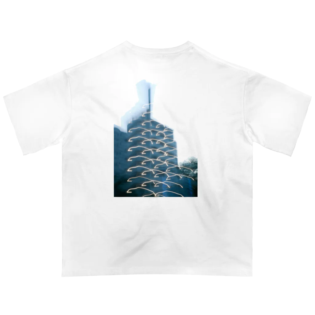 ゾーン30の都市光-3 オーバーサイズTシャツ