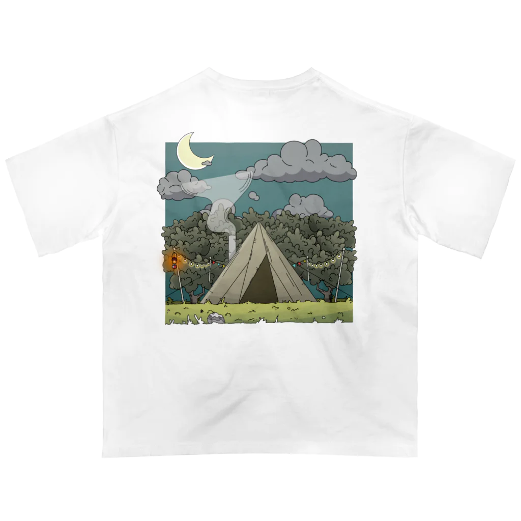 CAMP-NUTS (キャンプナッツ)のティピーテント Oversized T-Shirt