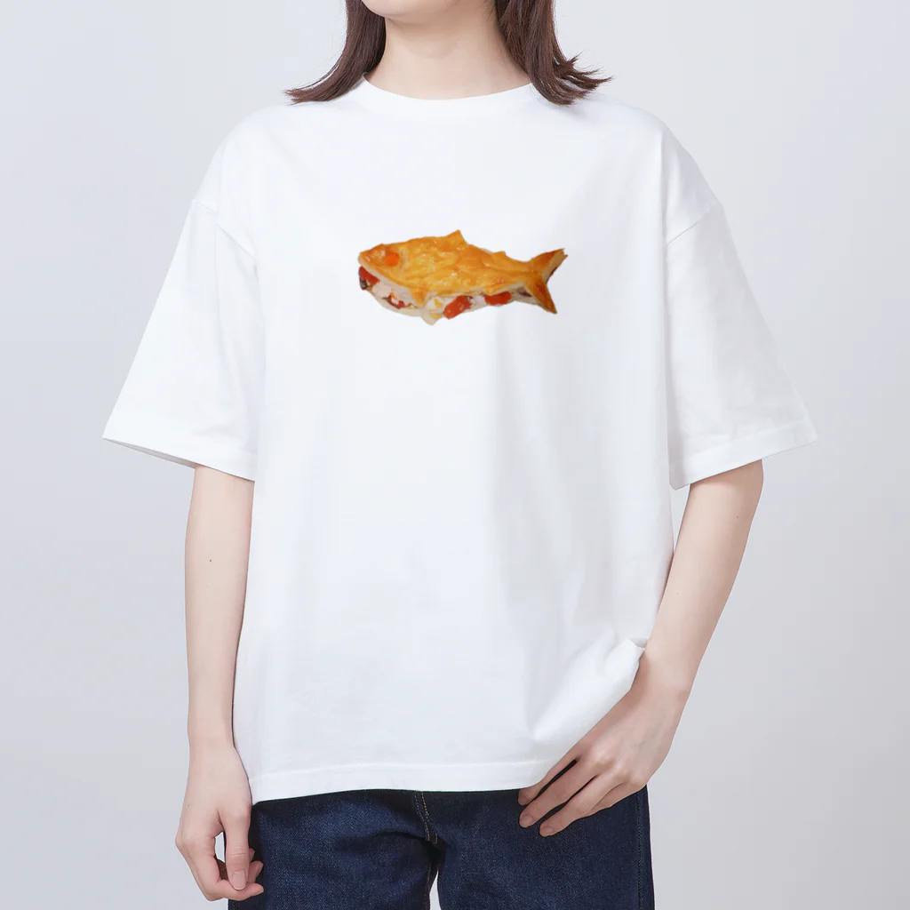 spicaのサーモンのパイ オーバーサイズTシャツ