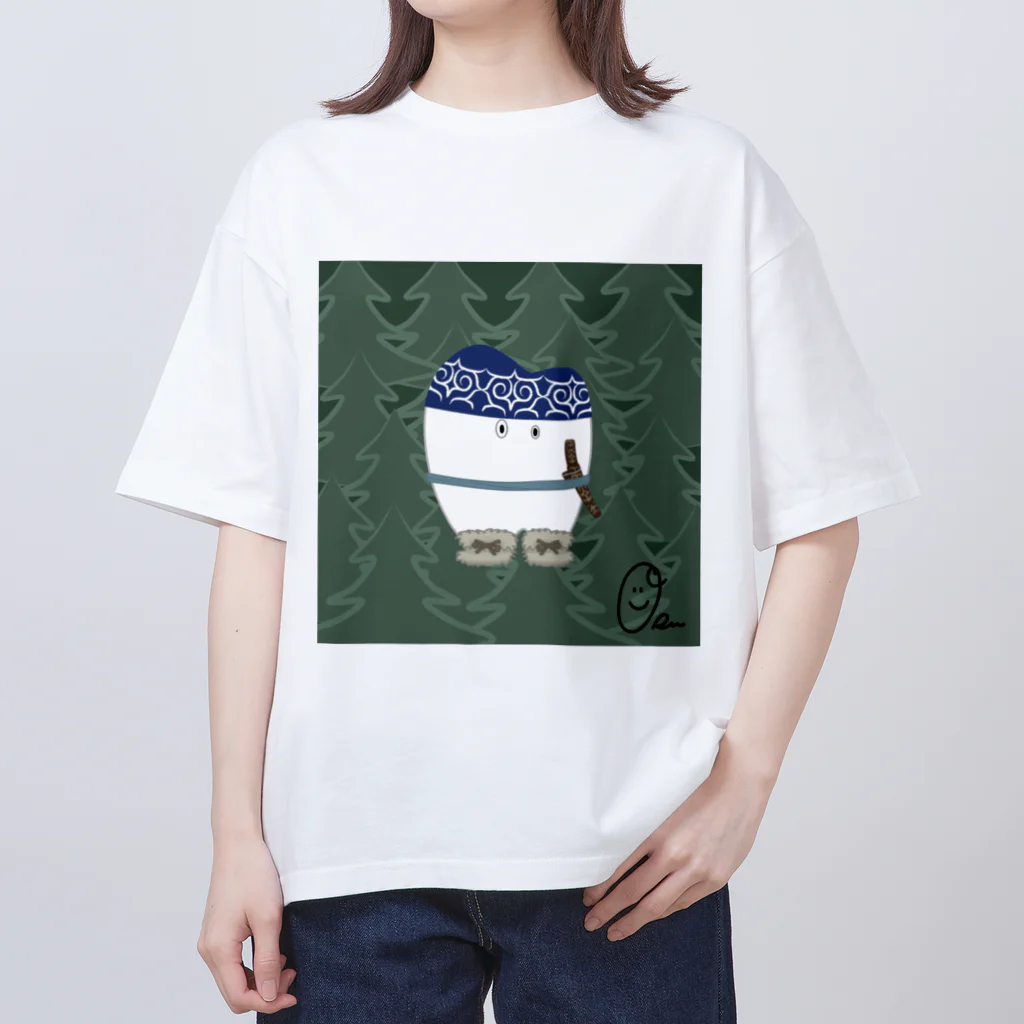 けんしんくんのアイヌのカブせもの オーバーサイズTシャツ