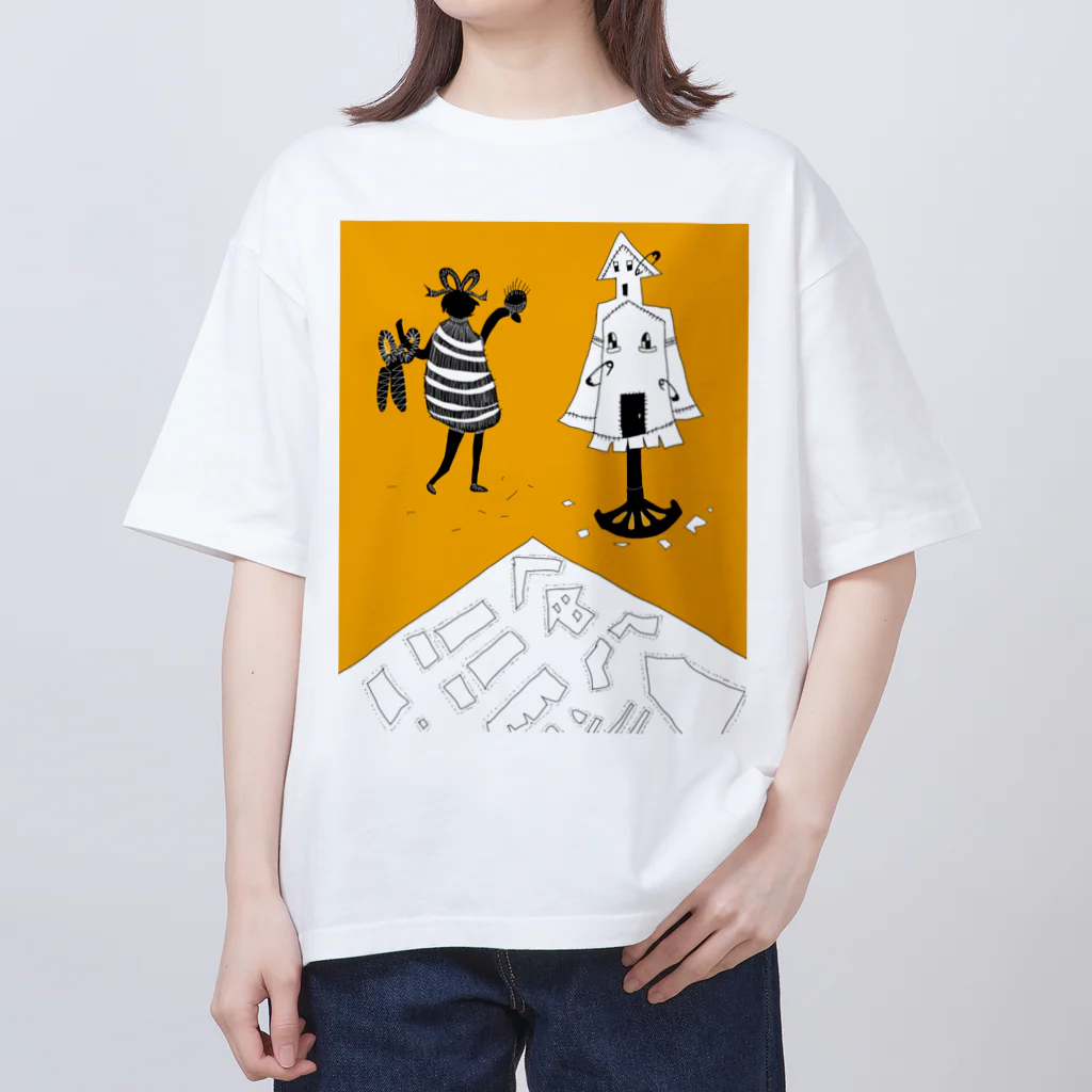 Lad Label co.の職業イラストシリーズⅠ パタンナー オーバーサイズTシャツ