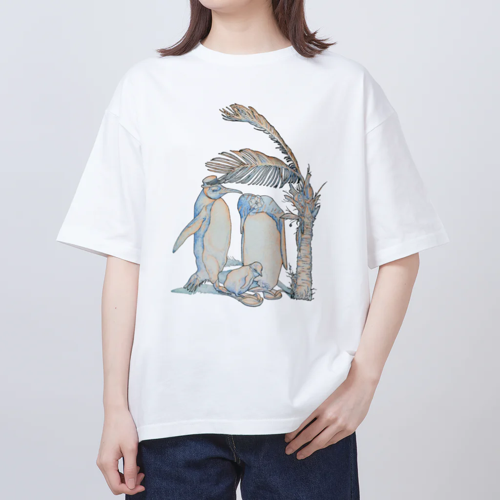 siyouのペンギンのバカンス オーバーサイズTシャツ