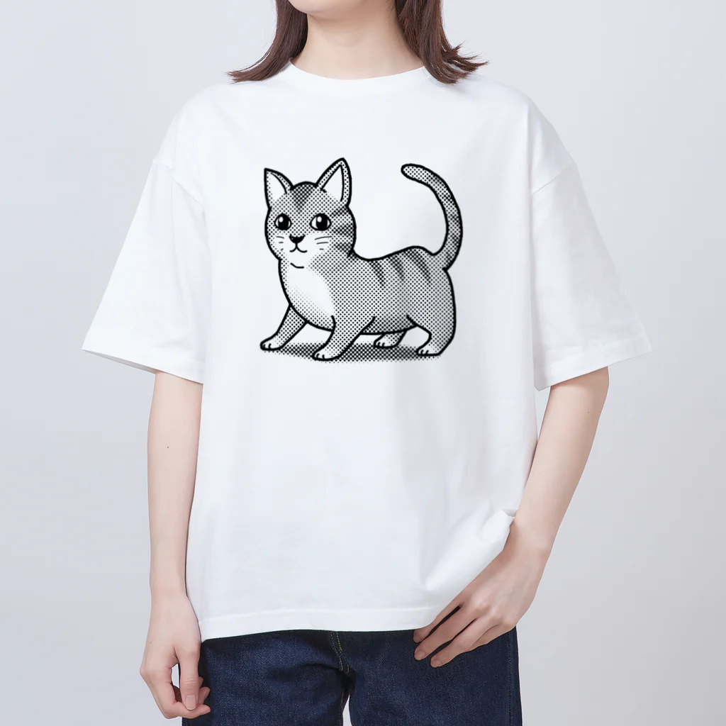 週刊少年ライジングサンズのマンチカン 黒 Oversized T-Shirt