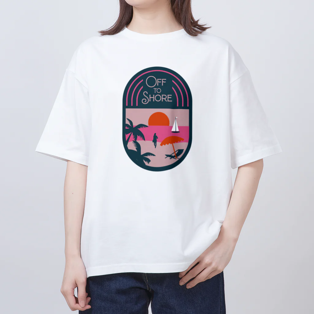 アロハスタイルハワイのオフショア　off to shore　 Oversized T-Shirt