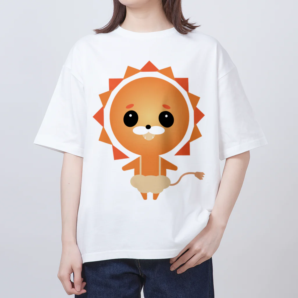 ぱぺりショップのぱぺりくん バックプリントT オーバーサイズTシャツ