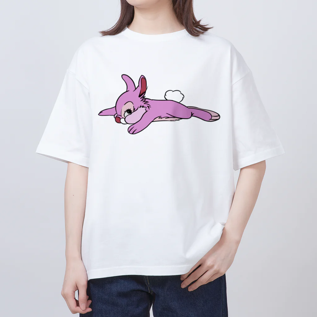 ブー太のぺたんこうさぎ オーバーサイズTシャツ