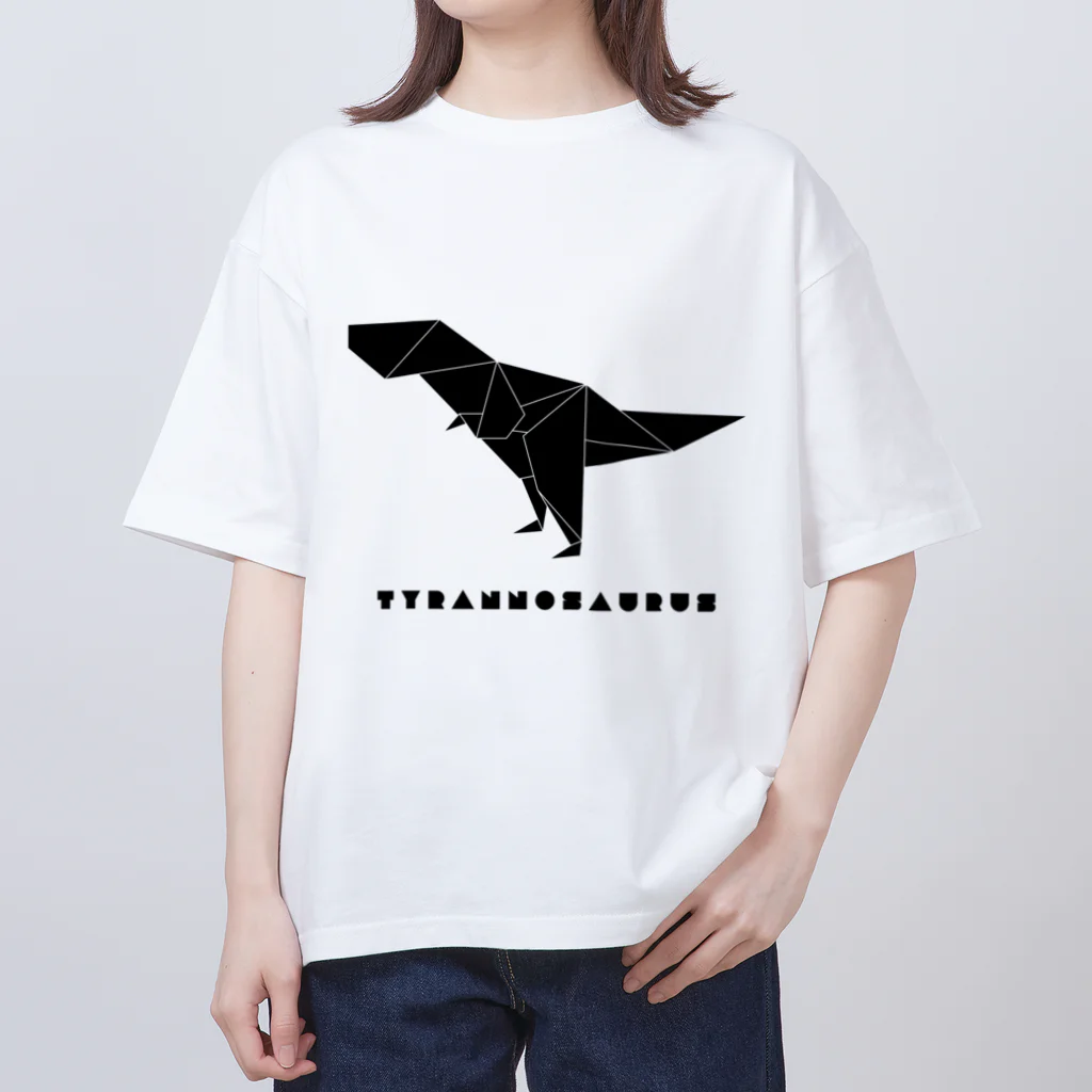 【恐竜】JURASSIC DESIGNINGの恐竜／ティラノサウルス Oversized T-Shirt