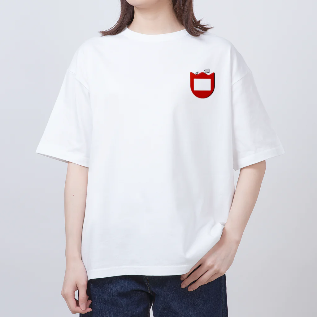 metaの幼稚園バッジ「チューリップ名札」 Oversized T-Shirt